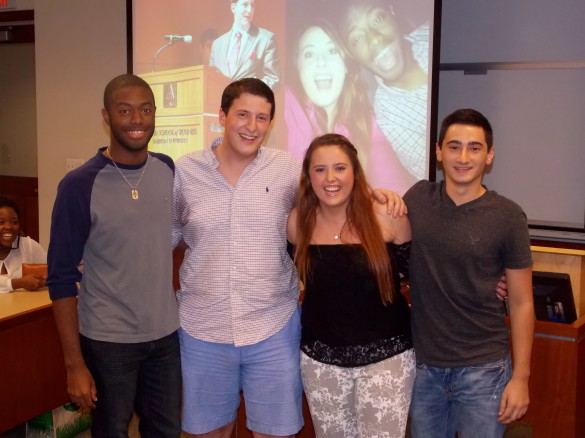 Nick Mairone and his three littles